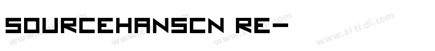sourceHansCN Re字体转换